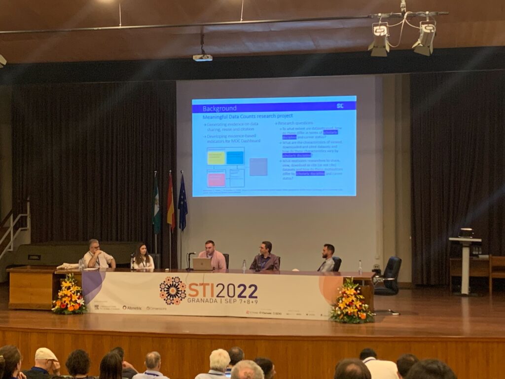 Anton Ninkov presenting at the 2022 STI conference.